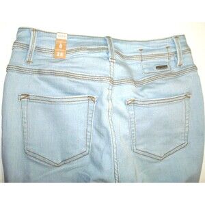 New NWT Womens 6 Soma Prana Jeans Denim Light Wash Blue Stretch 28 X 30 Skinny